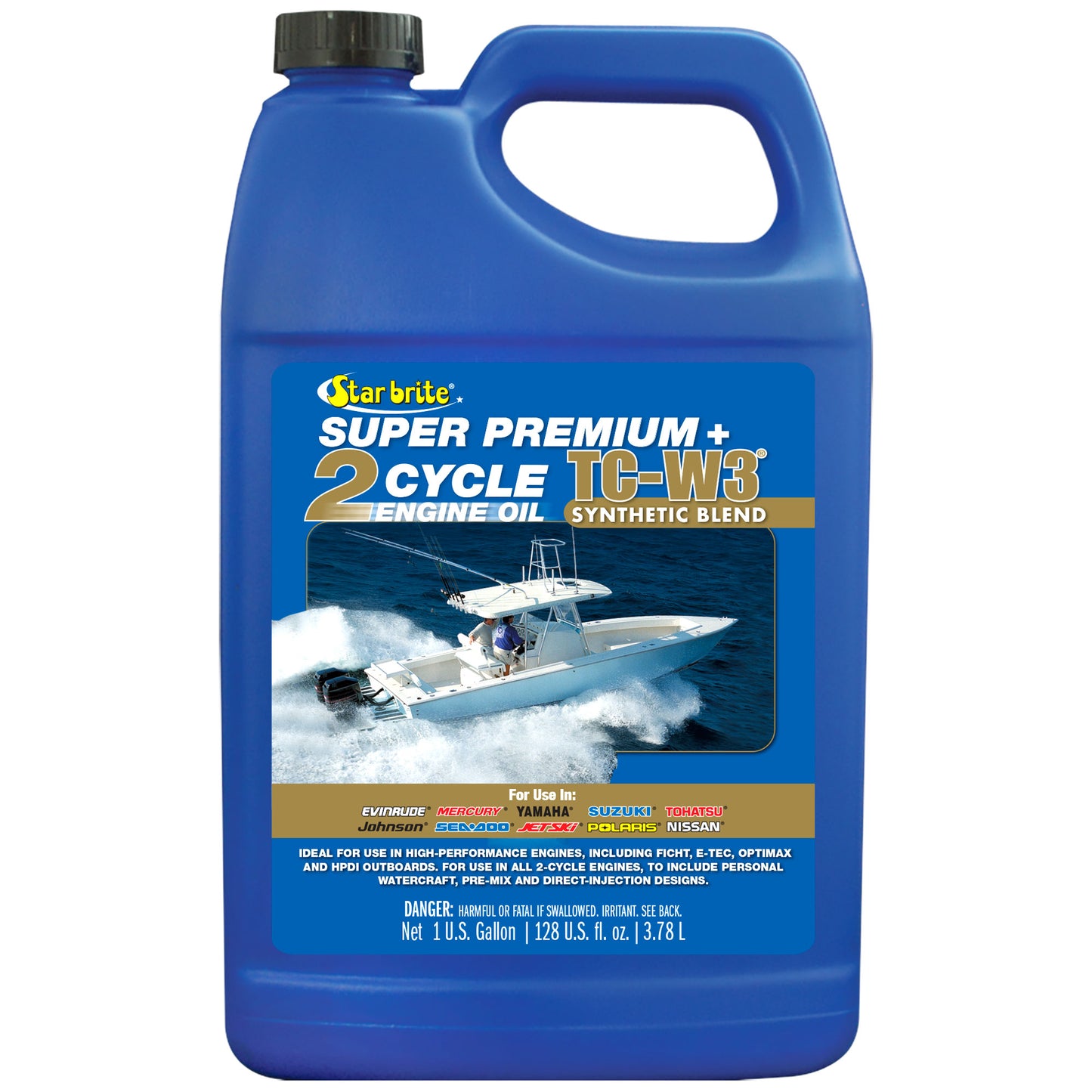 Super Premium+ 2-Cycle Synthetic Blend TC-W3 Engine Oil