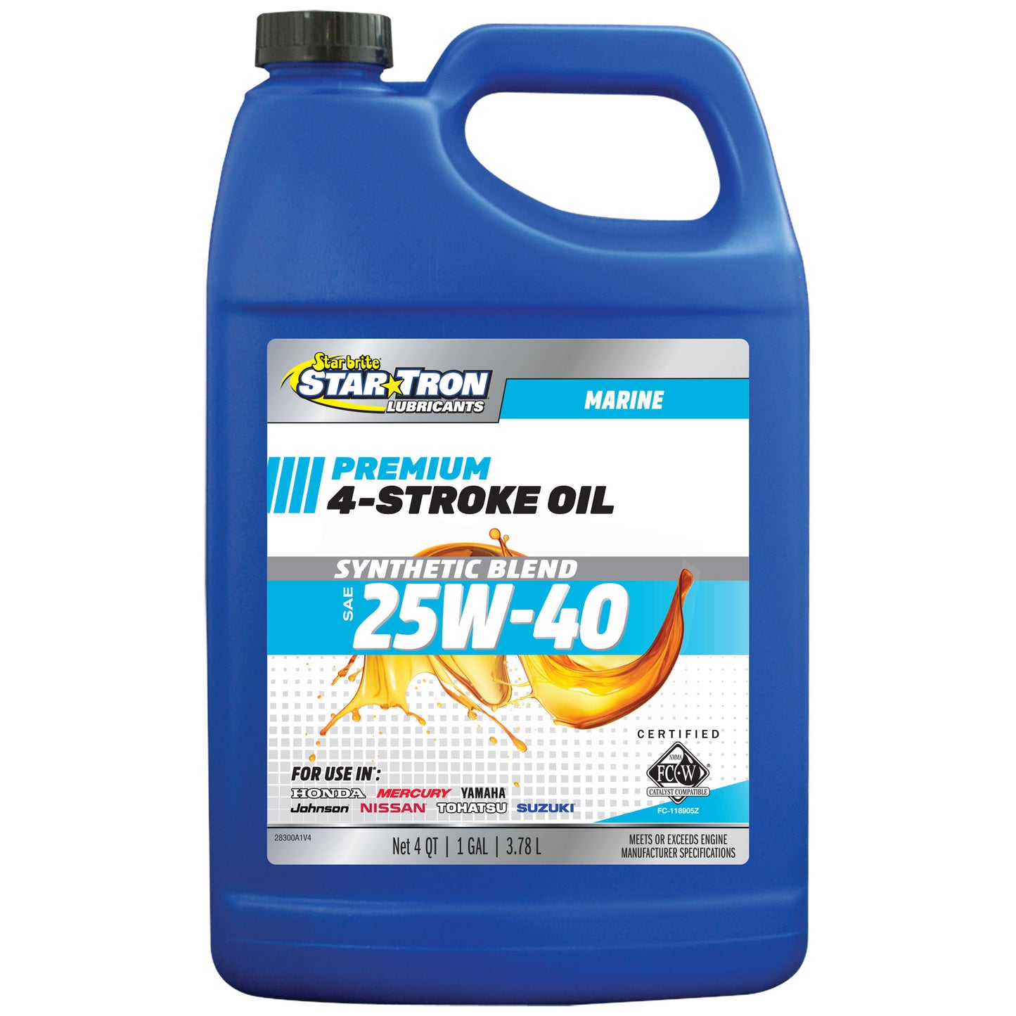 Super Premium 4 Stroke Oil - 25W-40 Synthetic Blend Oil