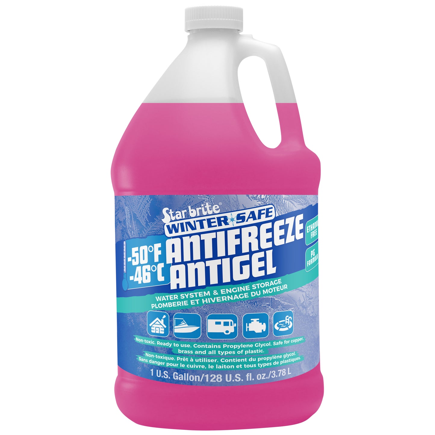 Winter Safe -50°F Non-Toxic RV & Marine PG Anti-Freeze