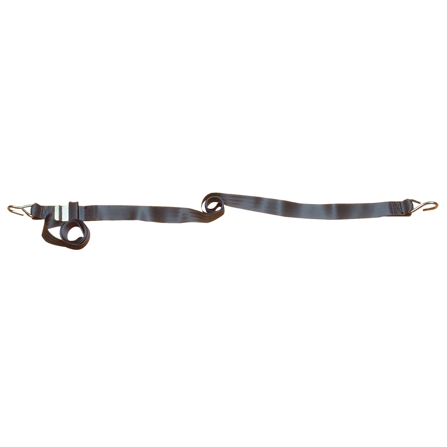 Gunwale Tie Down Strap – 2" x 16', Roller Buckle, J-Hooks – Heavy Duty