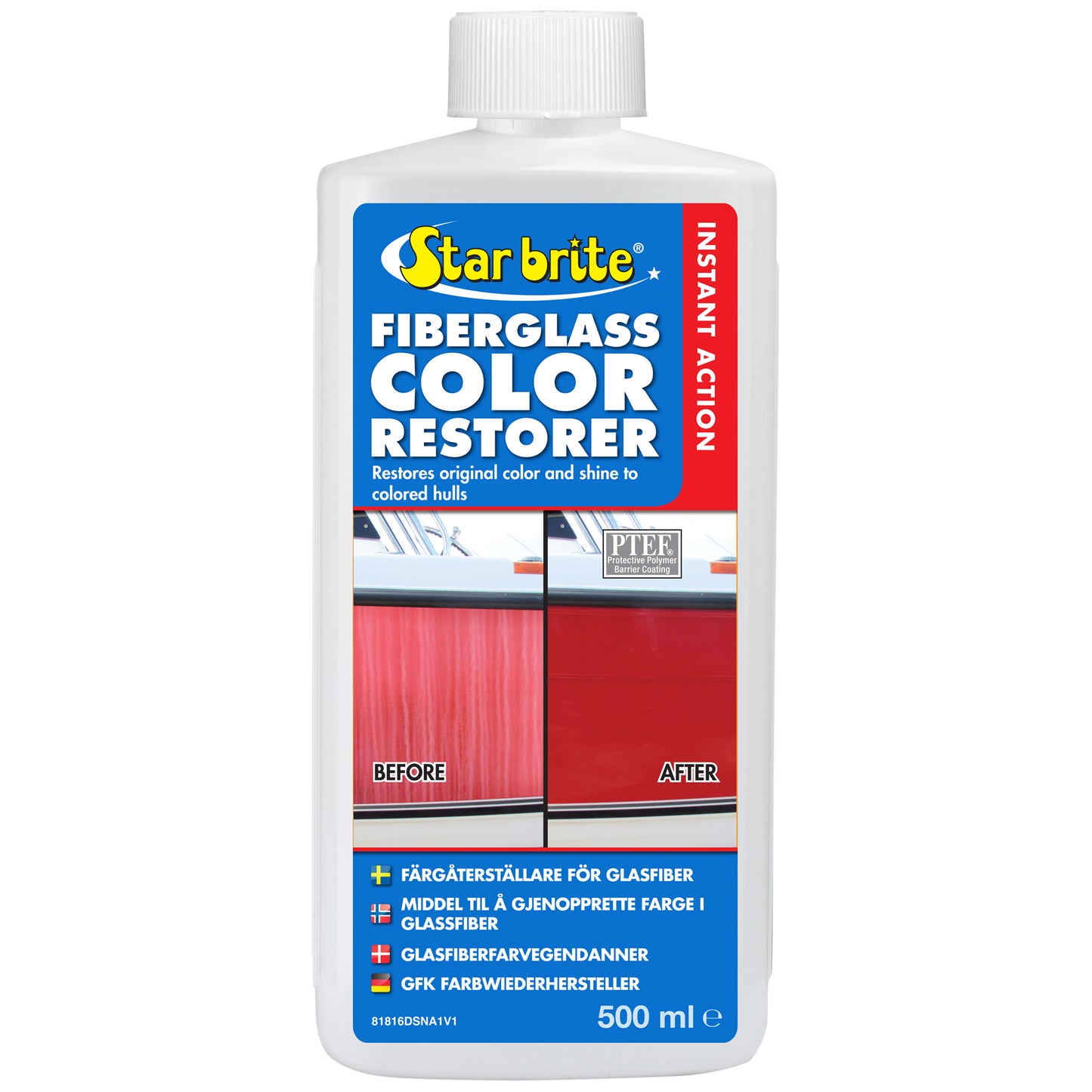Fiberglass Color Restorer - Formulated for Colored Hulls