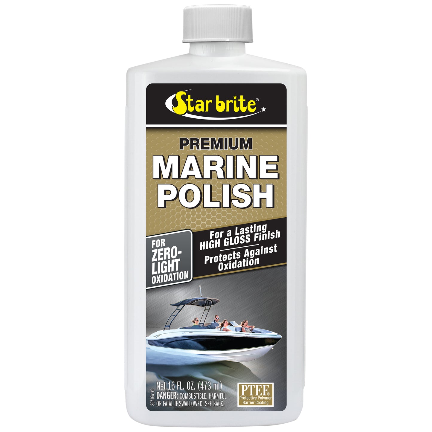 Premium Marine Polish - UV Protection & High Gloss Finish