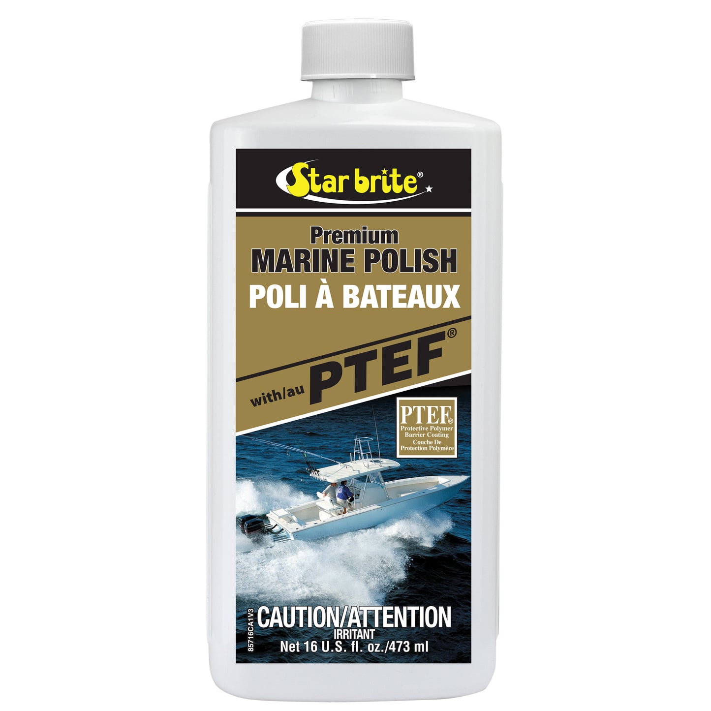 Premium Marine Polish - UV Protection & High Gloss Finish
