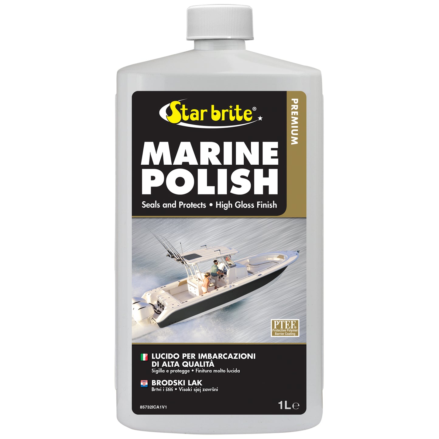 Premium Marine Polish - UV Protection & High Gloss Finish