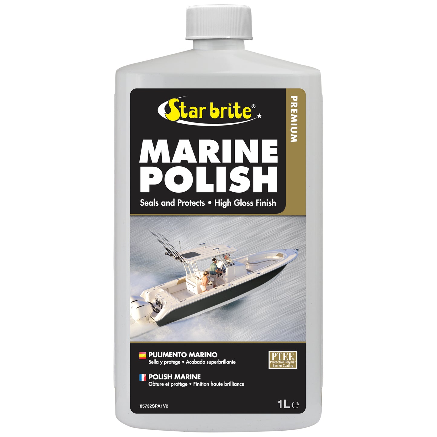 Premium Marine Polish - UV Protection & High Gloss Finish