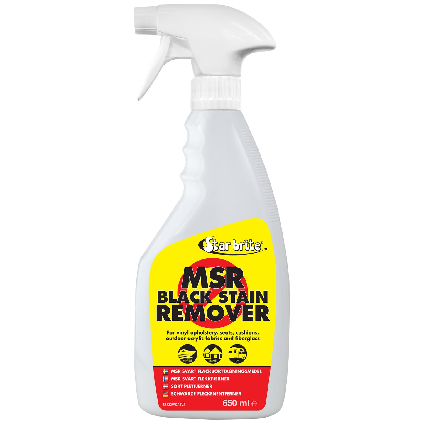 MSR Black Stain Remover – Mold & Mildew Cleaner for Marine Use