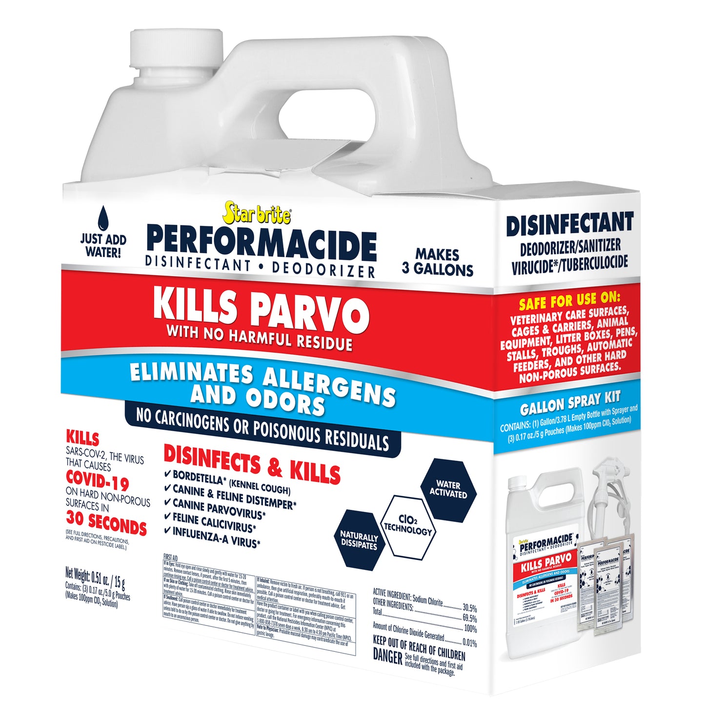 Performacide 32 oz. Refill (6-Pack) – Kills Parvo Virus