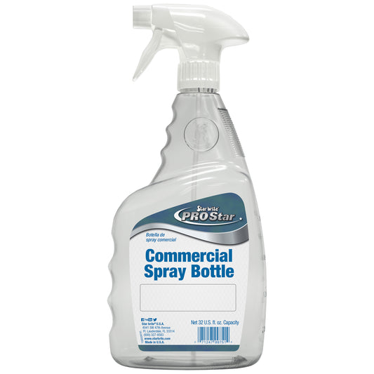 PRO 32 Oz Commercial-Grade Spray Bottle - Adjustable Nozzle