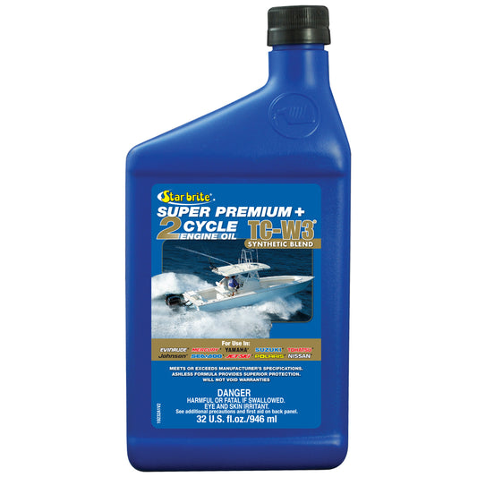 Super Premium+ 2-Cycle Synthetic Blend TC-W3 Engine Oil