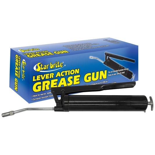 Lever Grease Gun - 14 Oz Cartridge, Corrosion-Resistant