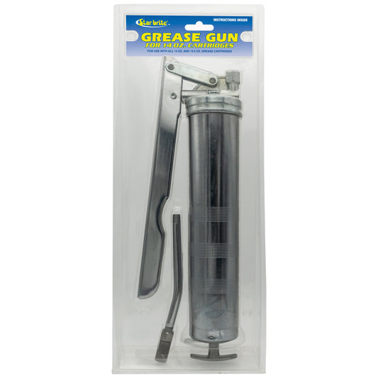 Heavy Duty Lever Grease Gun, 14 Oz Cartridge, Corrosion Resistant