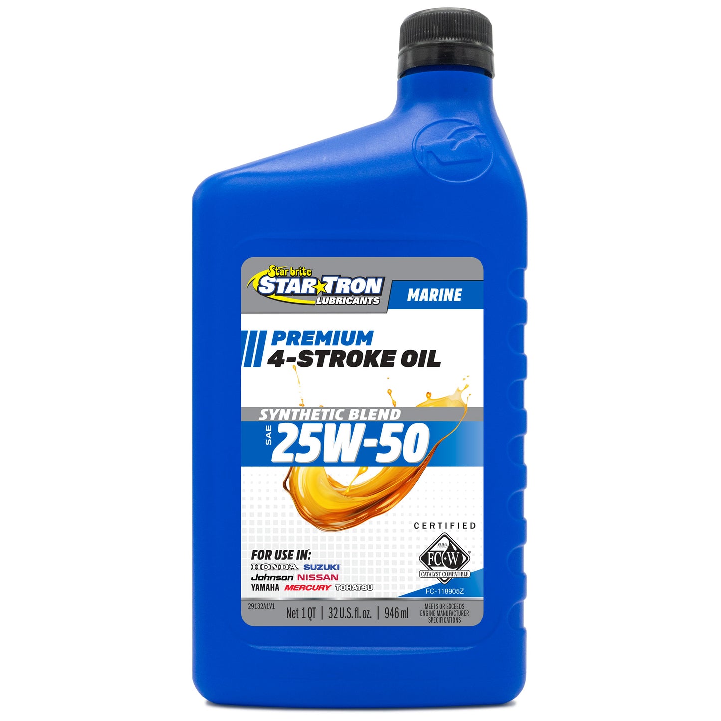 Star Tron Lubricants 25W-50 Synthetic Blend 4-Stroke Oil