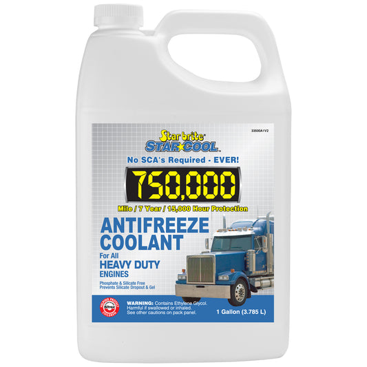 Star Cool 750,000 Mile Heavy-Duty Antifreeze Coolant - Full Strength