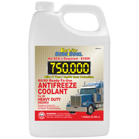 Star Cool 750,000 Mile Heavy-Duty Antifreeze Coolant - 50/50 Ready-To-Use