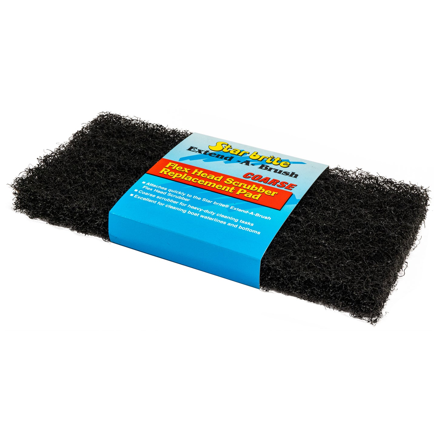 Large Scrub Black Heavy Duty Pad - Coarse Texture