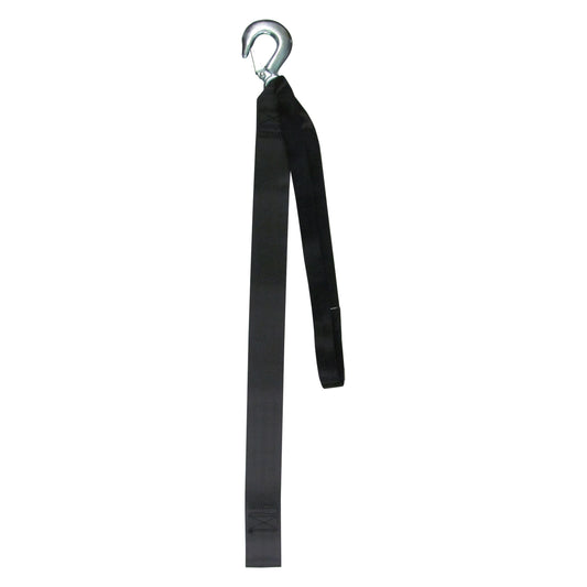 20' Heavy-Duty Winch Strap with Forged Hook, 4,000 lb Capacity