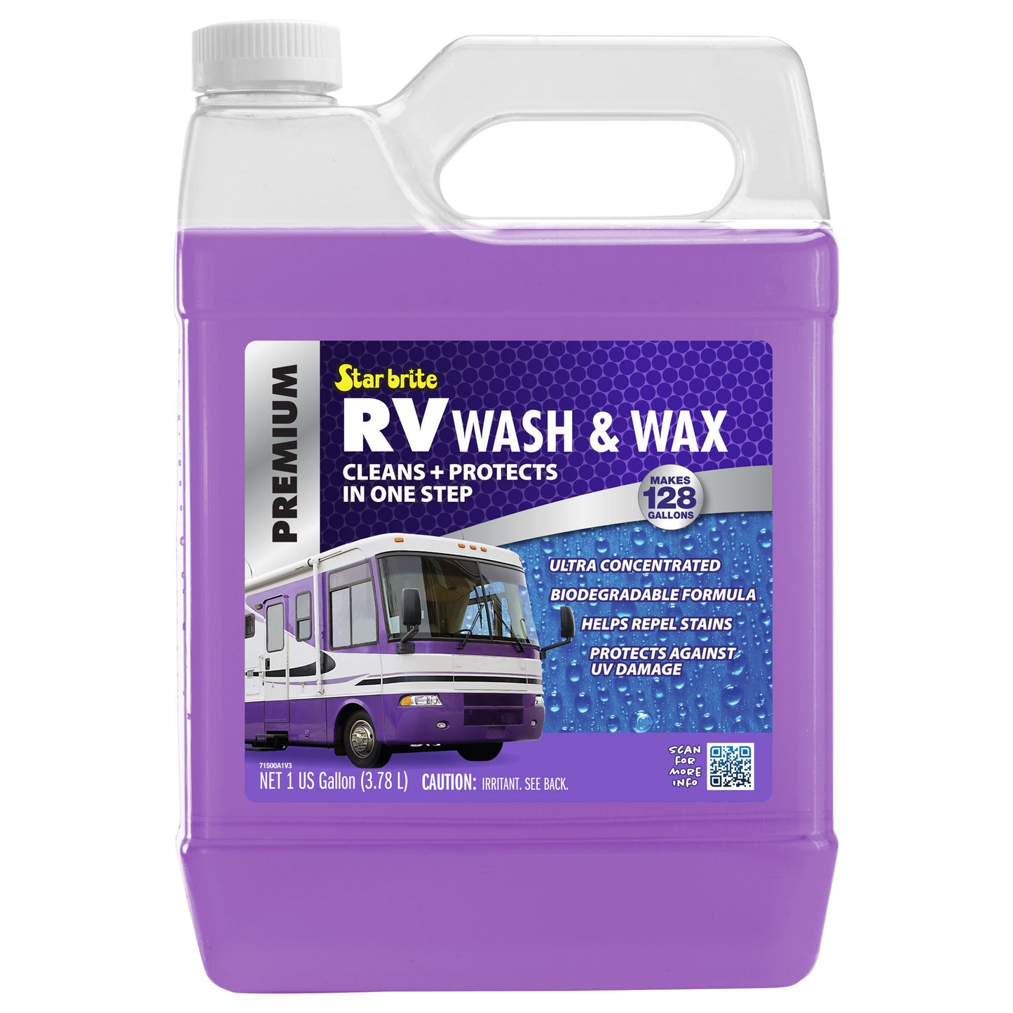 RV Wash & Wax - Concentrated Cleaner, UV Protection