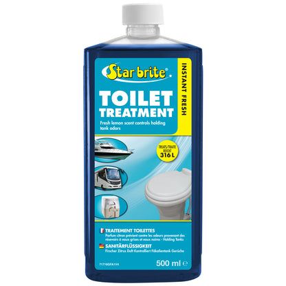 Instant Fresh Toilet Treatment - Lemon Scent, Biodegradable Formula