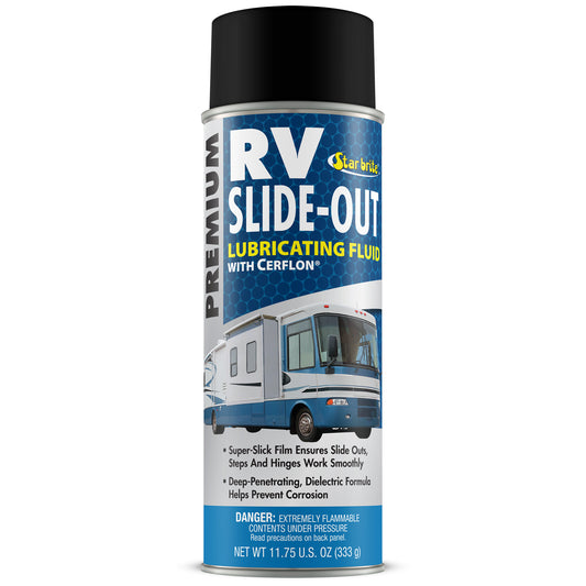 RV Slide-Out Lubricating Fluid with Cerflon