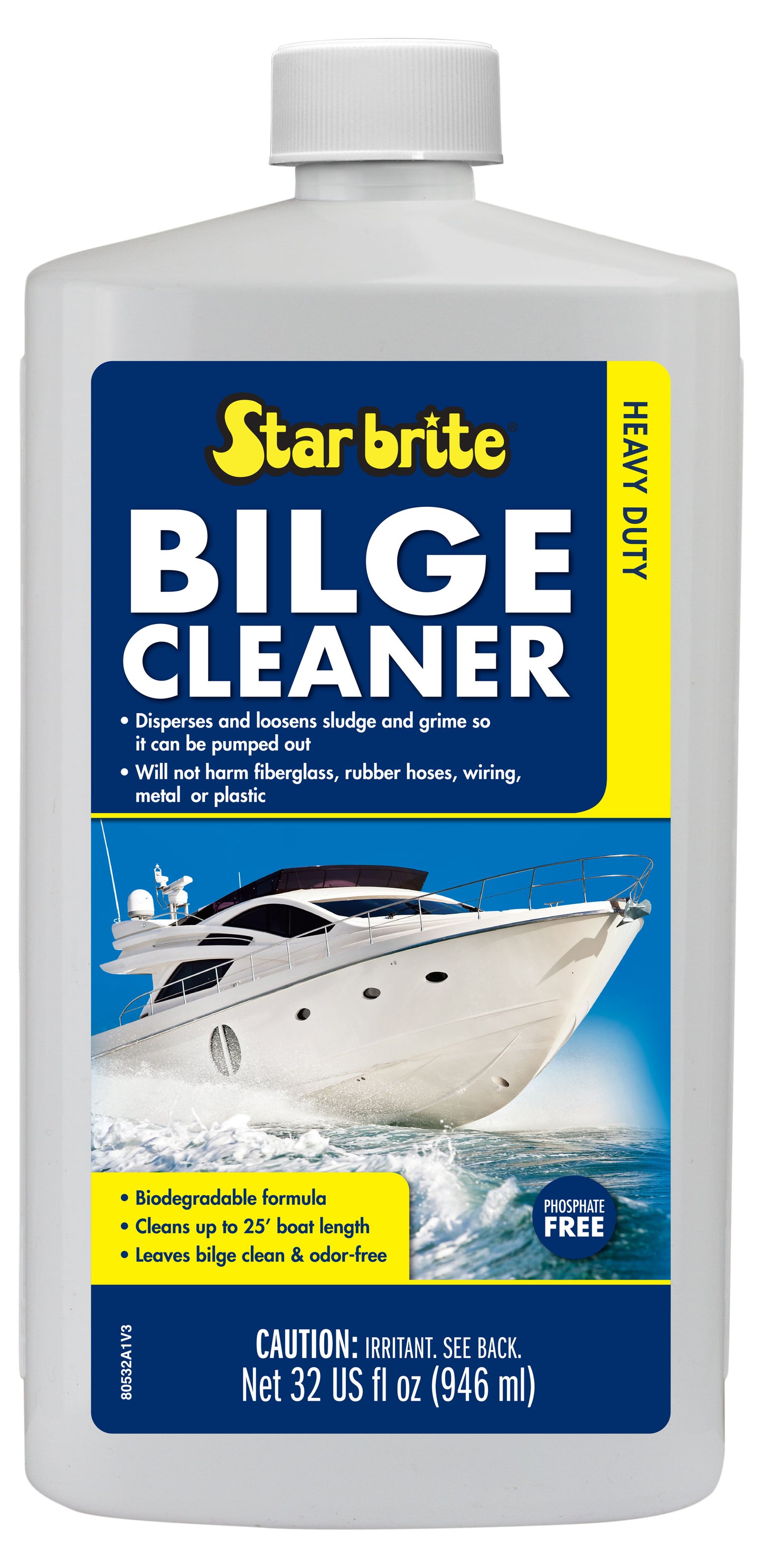 Heavy Duty Bilge Cleaner - Emulsifies Oil, Fuel, Grease