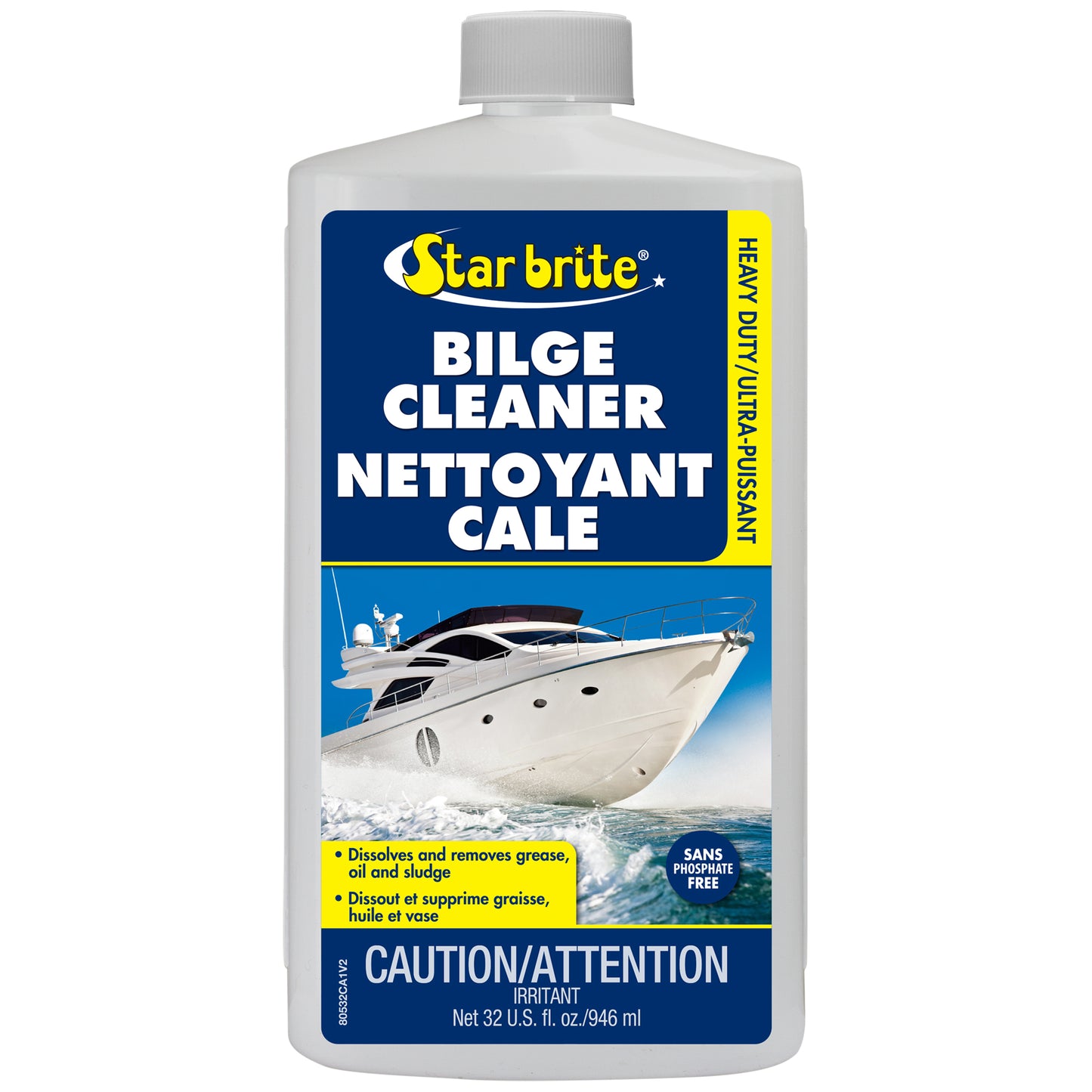 Heavy Duty Bilge Cleaner - Emulsifies Oil, Fuel, Grease