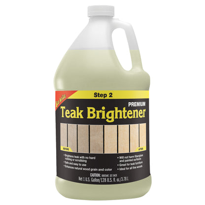 Premium Teak Brightener - Enhances Natural Wood Grain