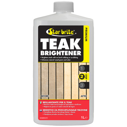 Premium Teak Brightener - Enhances Natural Wood Grain