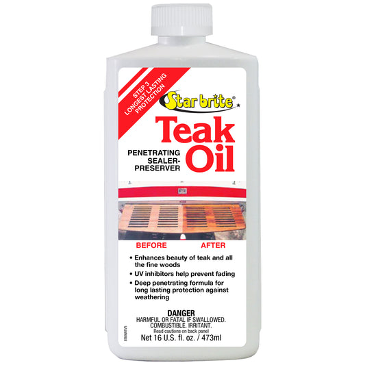 Teak Oil - Marine Grade for the Harshest Conditions