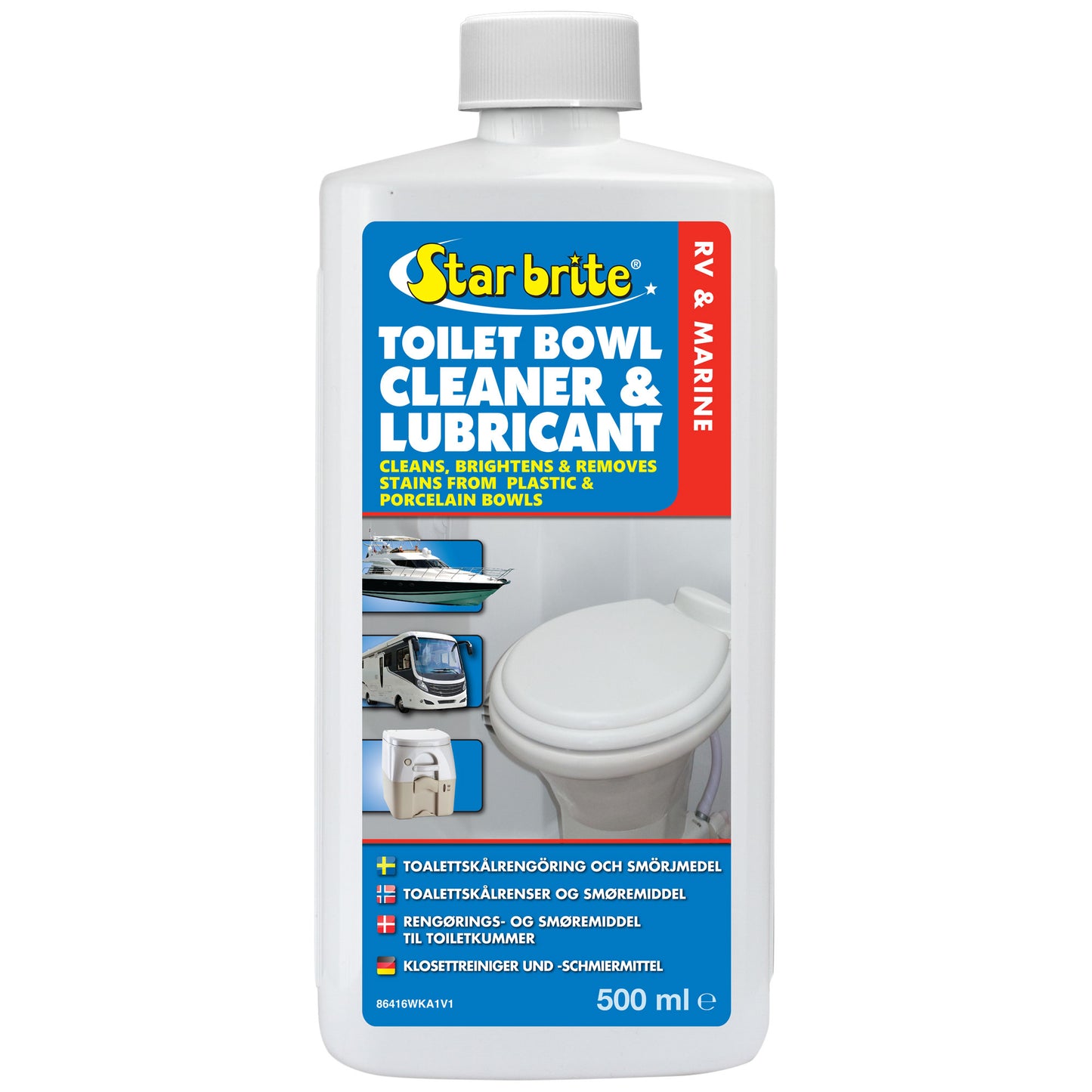 Toilet Bowl Cleaner - Boat, RV, & Portable Use