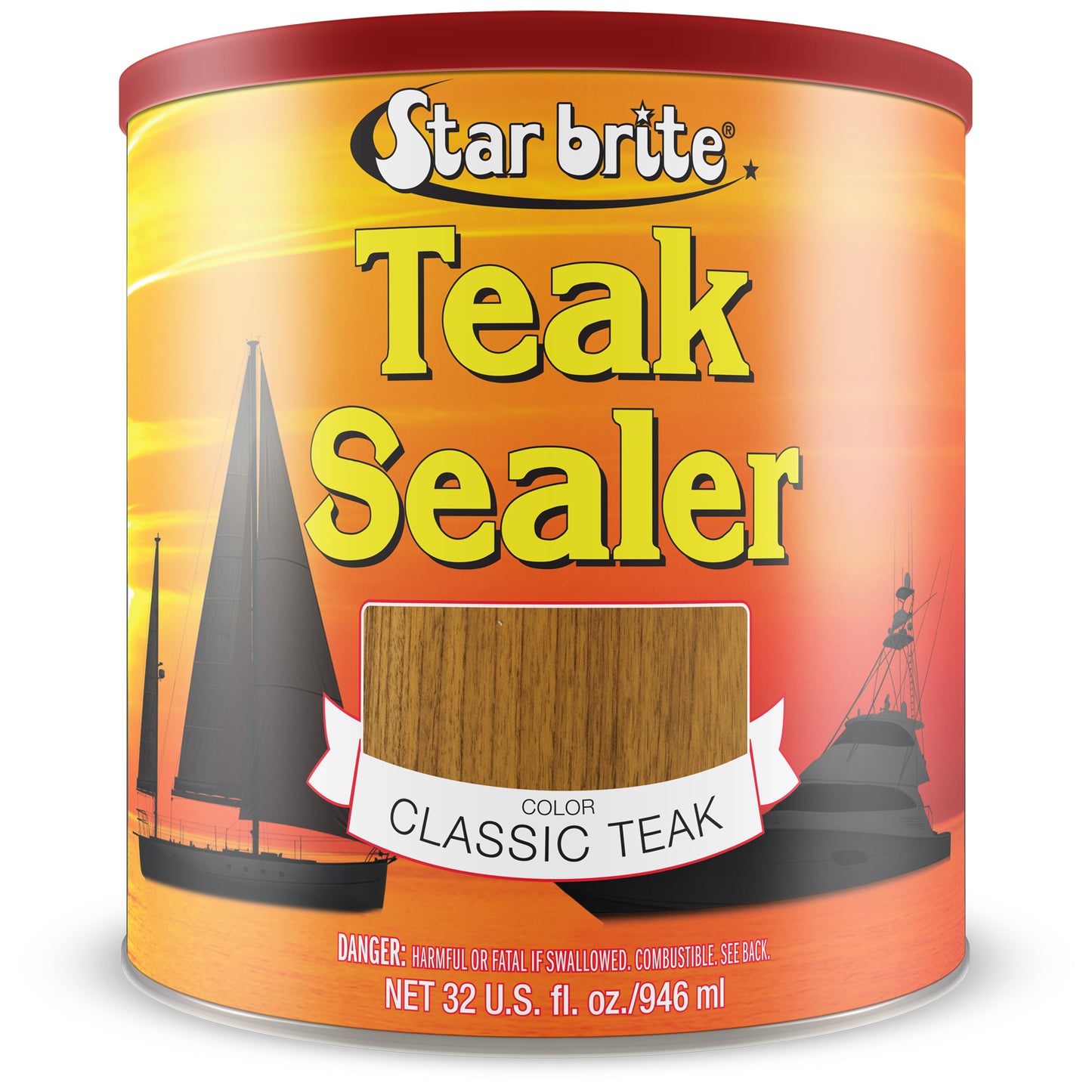 Teak Sealer - No Drip, No Splash Formula - Classic Teak