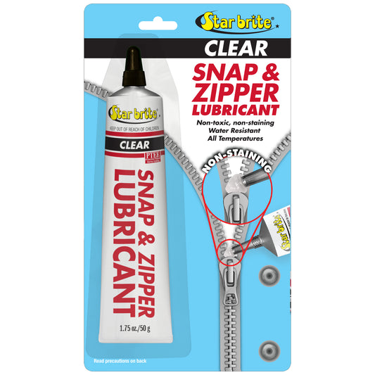 Snap & Zipper Lubricant - Clear, Multi-Use