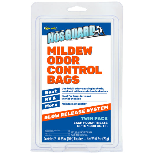 Mildew Odor Control Bags - Slow Release, Twin Pack