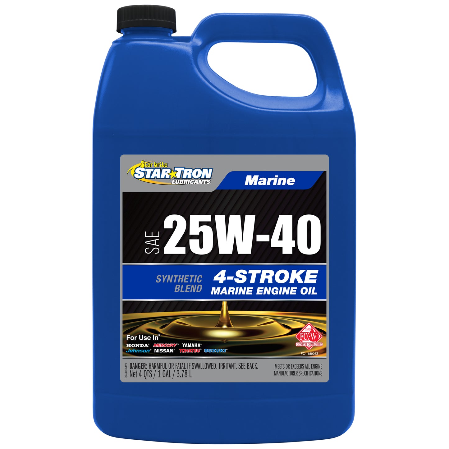 Star Tron 4-Stroke Marine Engine Oil 25W-40