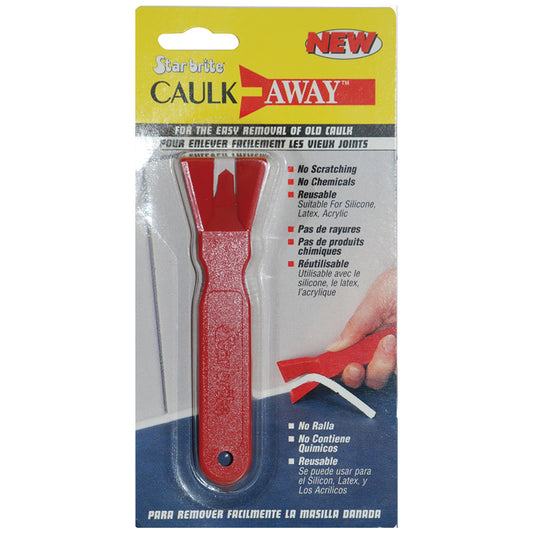 Caulk-a-Way Tool - No Scratch, Reusable, For All Sealants