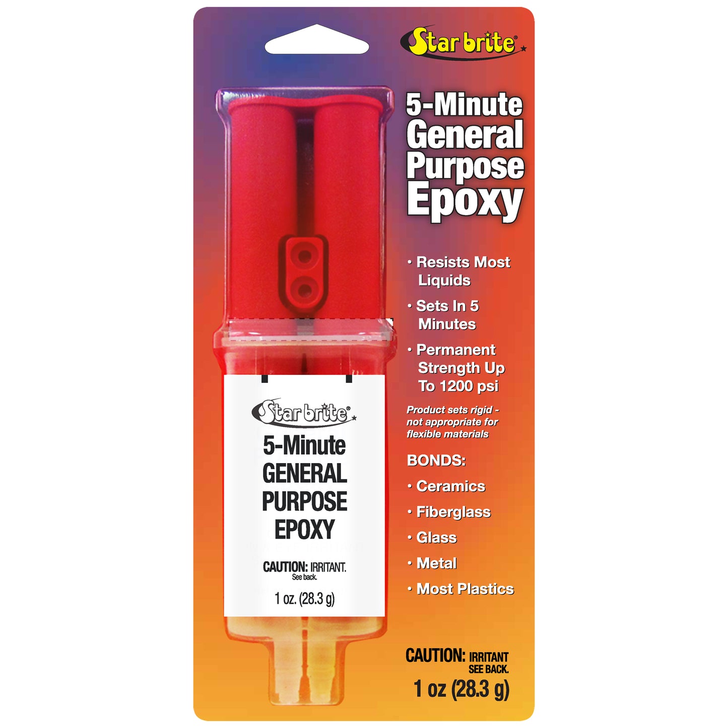 Epoxy Syringe Clear – Self-Metering, Multi-Surface Adhesive