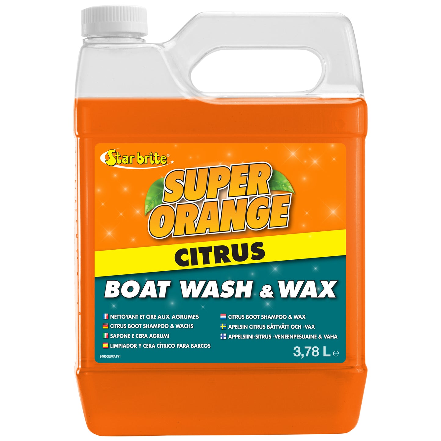 Super Orange Citrus Boat Wash & Wax - Fresh & Salt Water