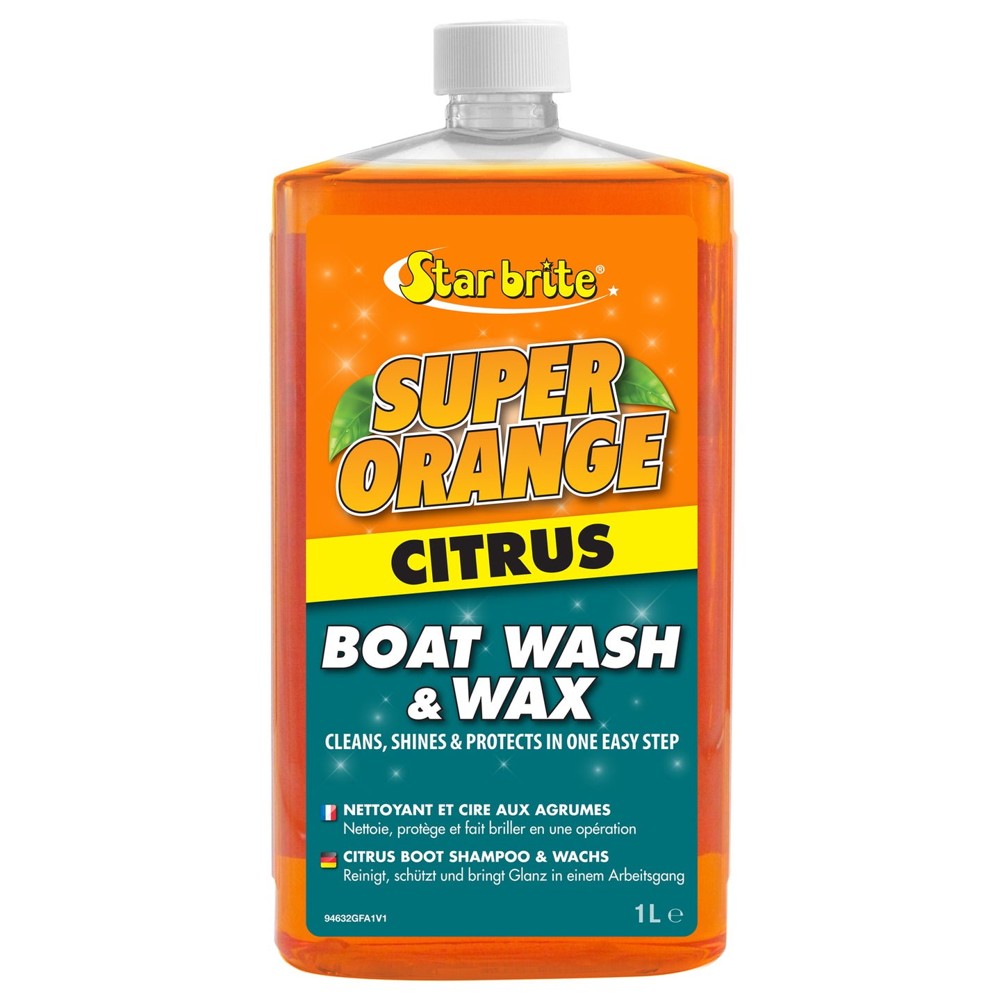 Super Orange Citrus Boat Wash & Wax - Fresh & Salt Water