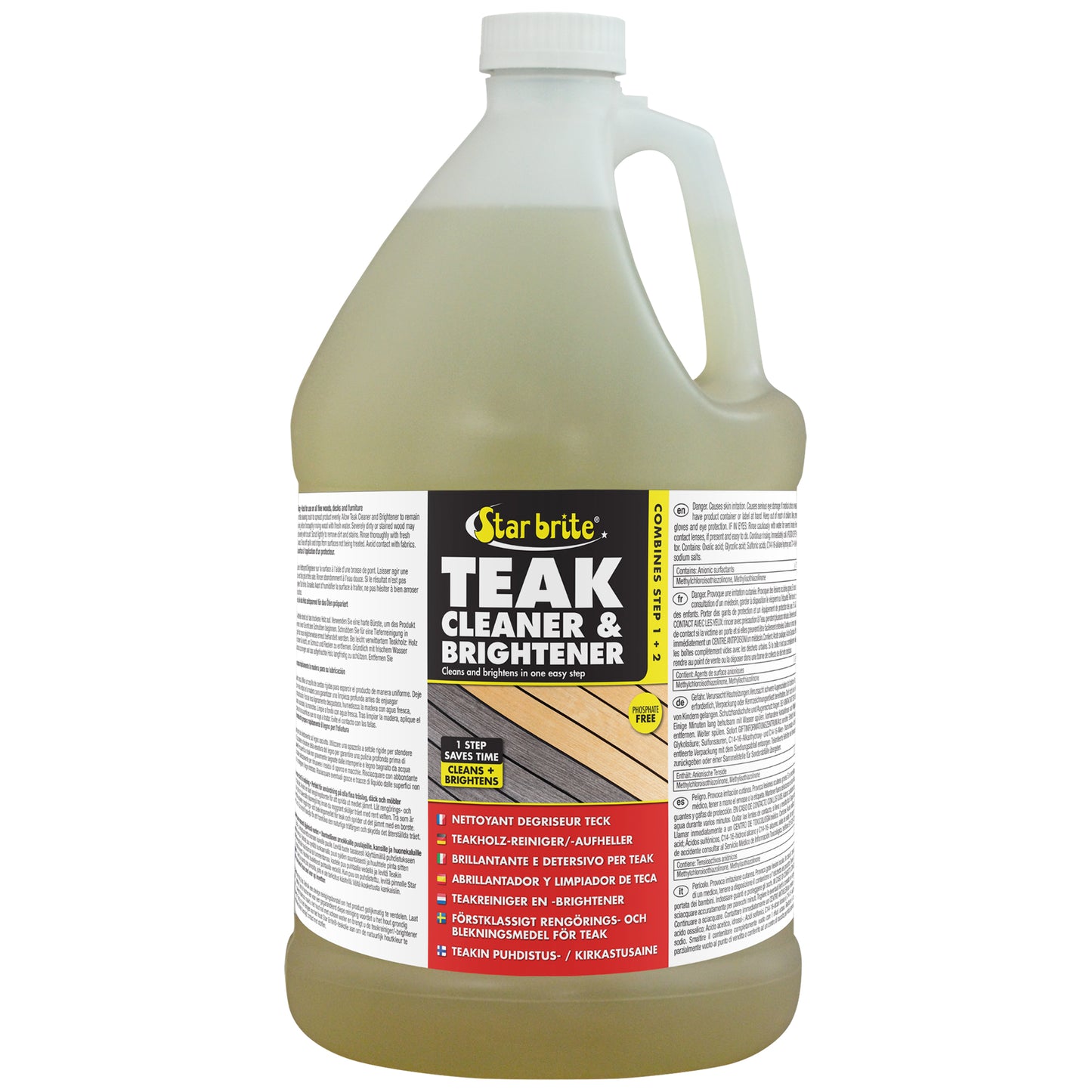 Teak Cleaner & Brightener - Restore & Enhance Wood Grain