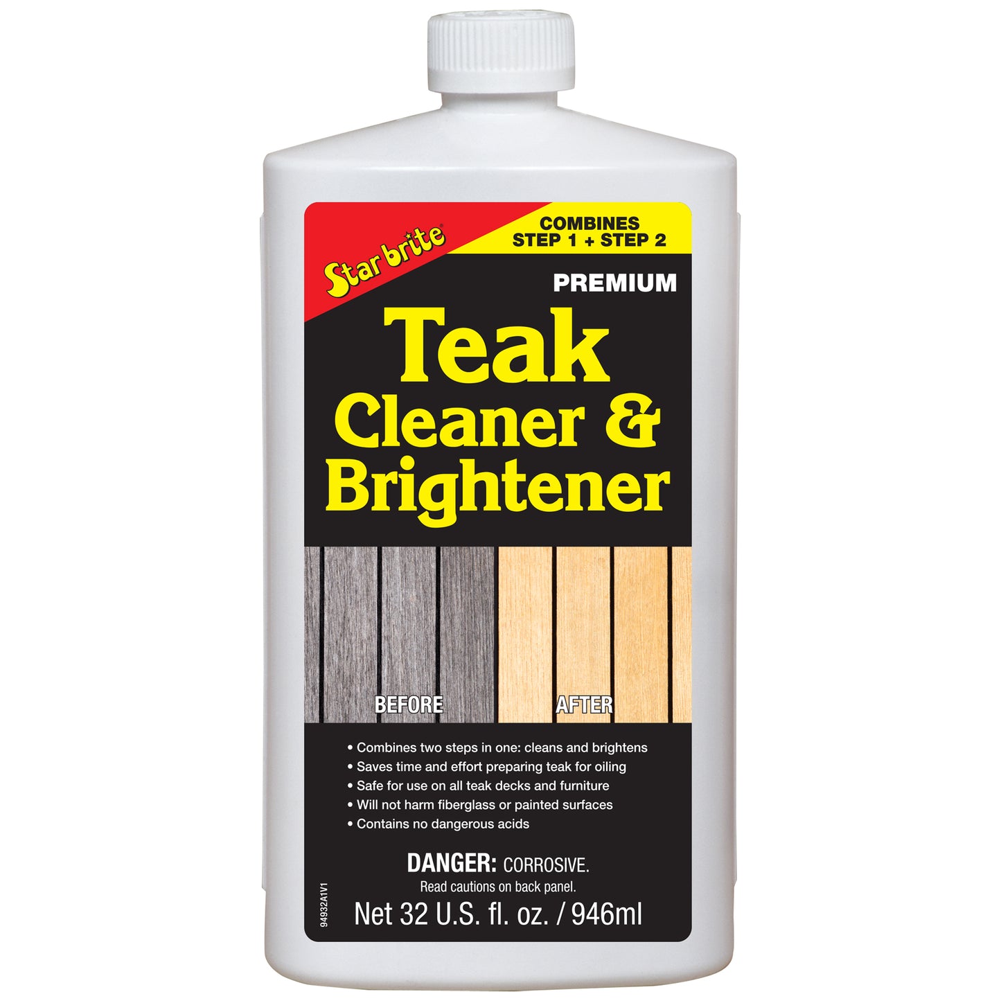 Teak Cleaner & Brightener - Restore & Enhance Wood Grain