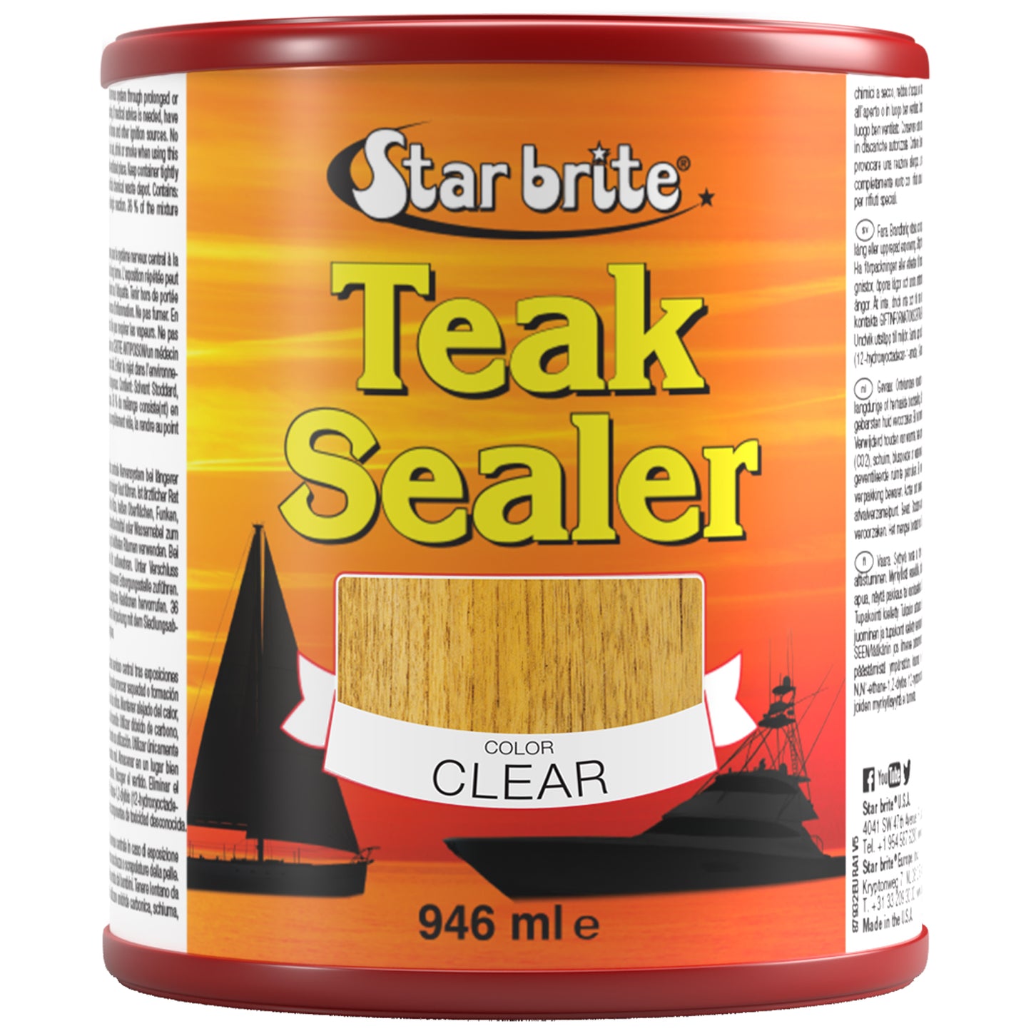 Durable Clear Teak Sealer - Clear Color